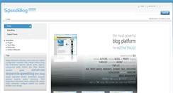 Desktop Screenshot of dnnspeedblog.com