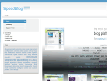 Tablet Screenshot of dnnspeedblog.com